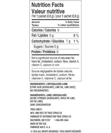 TRUE LEMON & LIME Water Enhancer (96 Packets Each Flavour) | Zero Calorie Unsweetened Water Flavouring | For Water Bottled Water & Recipes | Water Flavor Packets Made with Real Citrus 32 count (Pack of 6) - Buy Online on GoSupps.com