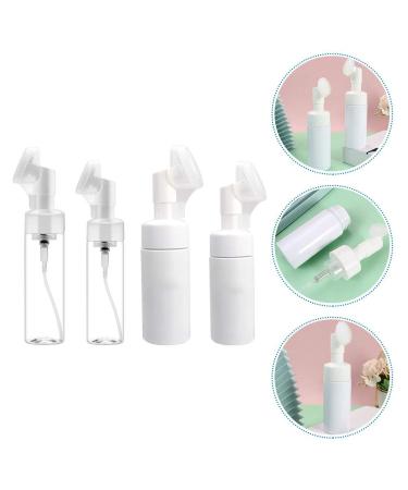 4pcs Manual Face Cleansing Brush Set for Cosmetic Bottles - Buy Online on GoSupps.com