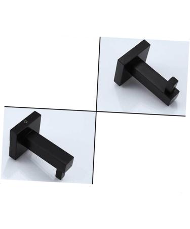 Alipis Towel Hooks Matte Black Coat Hooks for Wall Towel Hanger Hook up Thicken Hook Rack - Buy Online on GoSupps.com