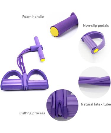 Multifunction Resistance Training Pedal Exerciser - Purple - Buy Online on GoSupps.com