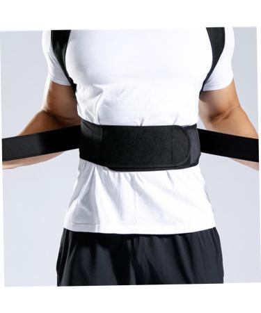 FOMIYES Lumbar Support Posture Brace - XXL Black Posture Support Belt for Men | International Shipping Available - Buy Online on GoSupps.com