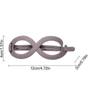 Shakven French Oval Hair Clips for Women Non Slip Bun Ponytail Holder Strong Hold Grip Hair Clips Closure Hairpin for Women Girls Styling Hair Accessories Gray - Buy Online on GoSupps.com