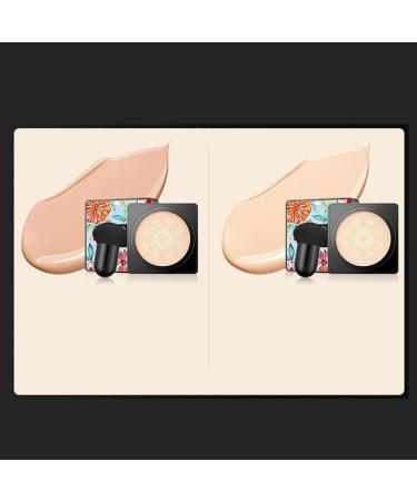 Beauty Cream Beauty Linasi Clear Cover Beauty Cream Air Cushion Cc Cream Moisturizing Concealer Makeup Long Lasting (Natural color+ Lvory)