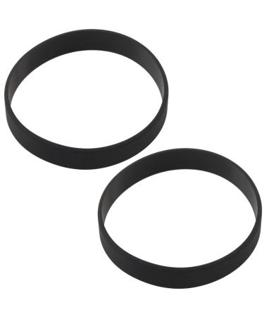 Dawafit 2 x Fashion Silicone Rubber Band Elastic Bracelet Bangle Black Silicone Rubber