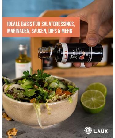 Laux Vinegar Gift Box - 5 Set with Unique Vinegar Creations & Aperitif - Perfect Topping for Salad & Vegetables - Ideal Easter Gift (5 x 40ml) - Buy Online on GoSupps.com