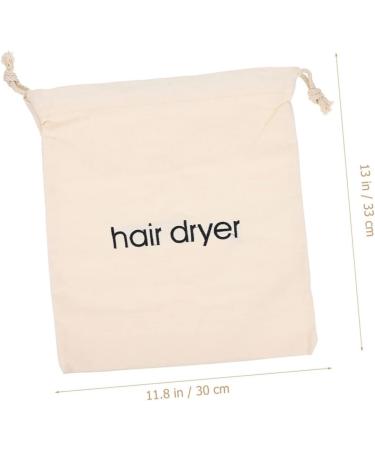 Baluue 20 Pcs Hair Dryer Storage Bag Canvas Shopping Bags Canvas Cosmetic Bag Cosmetics Bag Fabric Beige - Buy Online on GoSupps.com