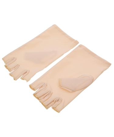 FRCOLOR 4 Pairs Nail Gloves Gel Nail Lamp Gloves Fingerless Gloves Flexible Gloves Convenient Gloves Gloves Supple Gloves Riding Anti Gloves Shield Light Miss Spandex - Buy Online on GoSupps.com