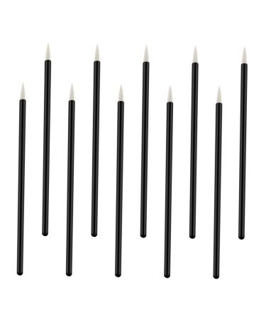 Beavorty 100pcs Eyebrow Brush Applicator Makeup Gadgets Eyeshadow Set Eye Brush Set Eyeliner Tool Eye Liner Wands Gel Makeup Brush Cosmetic Eye Makeup Tools Eyeliner Liquid White 10X0.5X0.5cm White