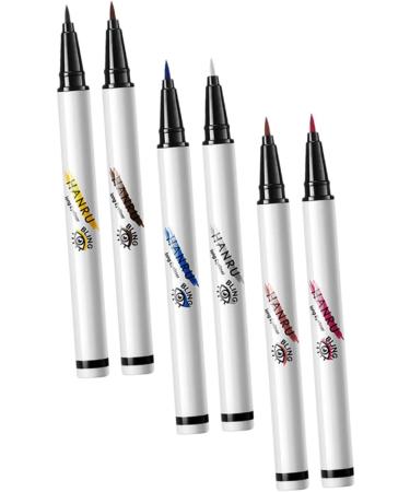 FOMIYES 18 Pcs Colorful Eyeliner Eye Liner Pencils Pink Eyeliner White Eye Liner Miss Matte Abs Tool - Buy Online on GoSupps.com