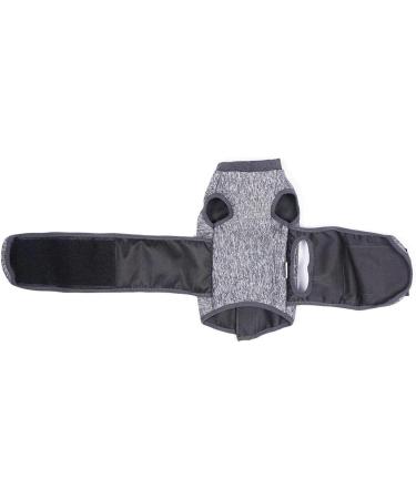 Pet Anxiety Jacket Dog Anxiety Calming Vest Pet Stress Relief Wrap Adjustable Anxiety Relief Onesie Shirts for Small Medium Large Dogs Cats Grey L - Buy Online on GoSupps.com
