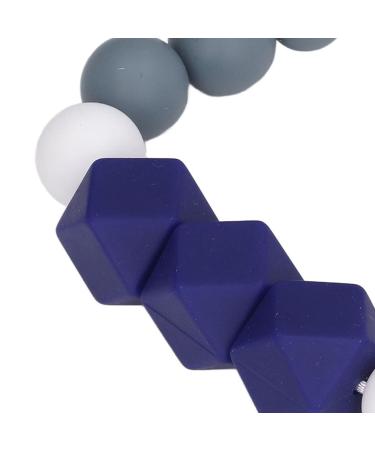 Buy Dark Blue Silicone Biting Toys - Easy to Clean Baby Feeding Chain | Safe & Pedagogically Designed for Everyday Use - Buy Online on GoSupps.com