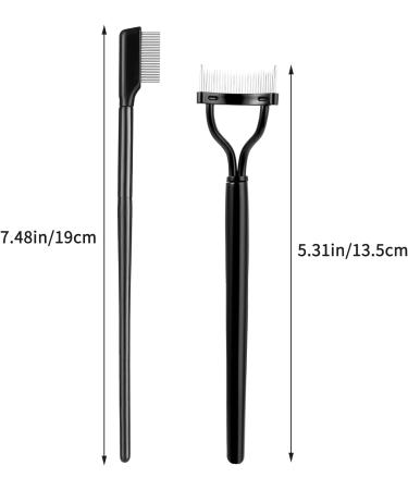 WLLHYF Eyelash Comb Set - Metal Teeth Eyelash Separator Tool for Girls and Women - Buy Online on GoSupps.com