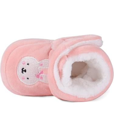 Matt Keely Baby Cartoon Anti Slip Soft Sole Winter Booties 12-18 Months Pink - Buy Online on GoSupps.com