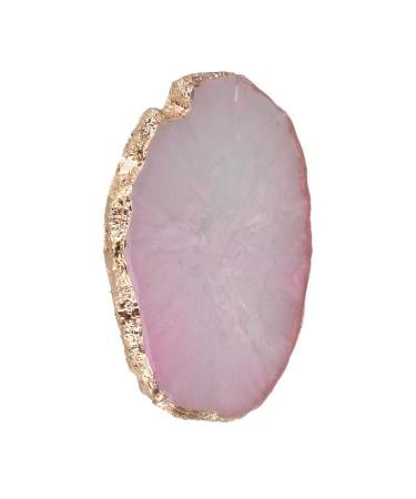 ULDIGI Cosmetic Nail Polish Dongles Golden Edge Nail Holder Mixing Dongles Dongle Makeup Tray Resin Pads Reconcile Eyeshadow