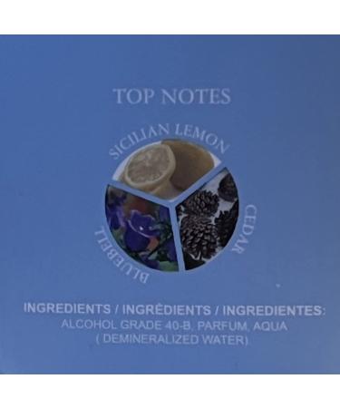 BLUE WONDER For Women Eau de Parfum - Top Notes of Sicilian Lemon Cedar and Bluebell - 3.4 Fl Oz - Buy Online on GoSupps.com