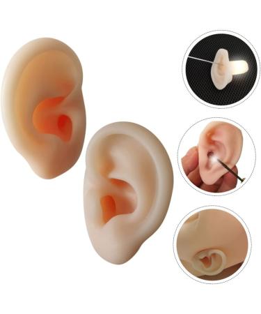 Tofficu 1 Pair Silicone Ear Picking Practice Tunnels | Simulated Auditory Meatus Model for Ear Display | Artificial Display Ear Mold - Silica Gel - Buy Online on GoSupps.com