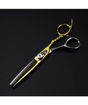 Hair Cutting Scissors 6 Inch Professional Japan 440c Steel Gold Scissor Crown Hair Scissors Haircut Thinning Barber Cutting Shears Hairdressing Scissors Set - Buy Online on GoSupps.com