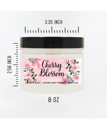 Cherry Blossom Scented Body Powder for Men & Women Perfume Dusting Powder Bath Powder with Fragrance & Essential Oils Talc Free 8oz Container Made in USA Cherry Blossom (Body Powder) - Buy Online on GoSupps.com