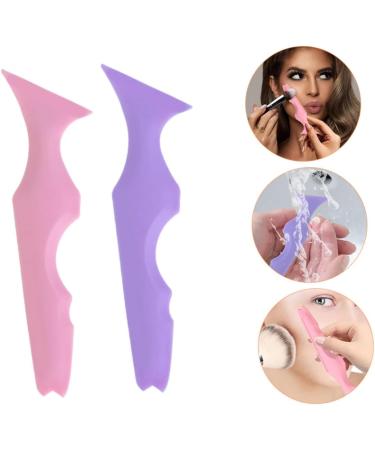 FRCOLOR 4 Pcs Silicone Beauty Ruler Glue Tape Eyeshadow Mold Lip Line Mascara Applicator Bevel Supplies - Buy Online on GoSupps.com