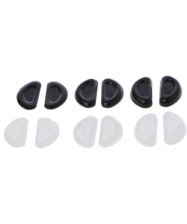 10 Pairs Self-Adhesive D Shape Silicone Nose Pads for Glasses - Non-Slip & Soft | International Shipping Available - Buy Online on GoSupps.com