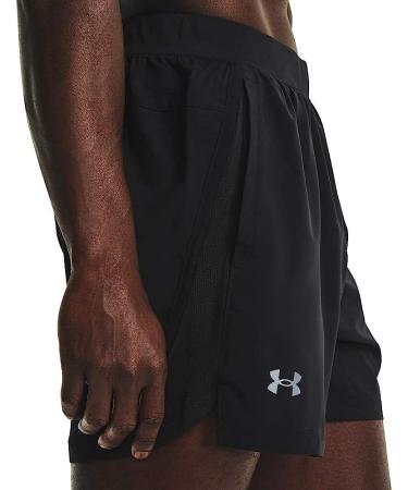 Under Armour Men's Launch Run 5-inch Shorts (001) Black/Reflective Large - Performance Running Apparel for Men - Buy Online on GoSupps.com