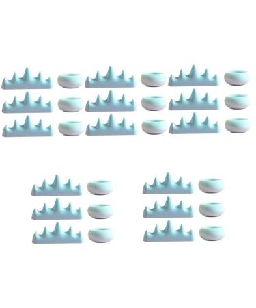 minkissy Manicure Bowl 5 Sets Nail Art Brush Cup Sponge Paint Brush Nail Art Stand Makeup Brush Holders for Vanity Nail Nail Art Pen Holder Paint Brush Holder Nail Stand