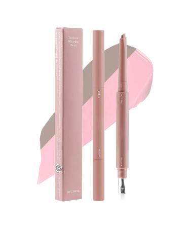 Dayysiuy Illuminating Eye Stick Two-Color Teardrop Highlighter Pencil - 2.5g Concealer and Eyeshadow | For Birthday Party Travel Stage Performance