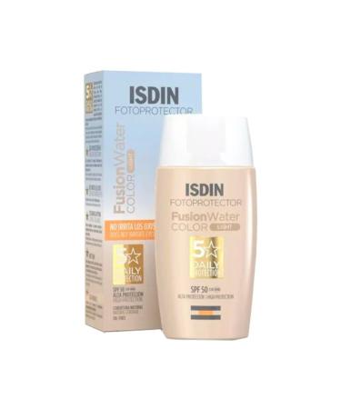 Isdin fotoprotector Fusion Water Color Sunscreen with Light Color and Very High Protection SPF 50-50 ml