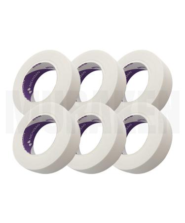 JOVISA JJ NICHIBAN 6 Rolls Lash Tape for Eyelash Extensions Breathable Eyelash Tape for Extensions