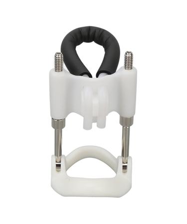 Massage clip set for men extender-distance set portable size adjustable powerful training traction device white-silver