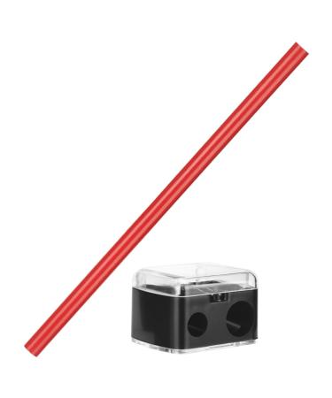 DOITOOL 1 Set Eyebrow Pencil Eyebrow Pen Line Pens Brow Pencil Dark Brown Make up Makeup Pen Miss 1 count (Pack of 1) Red