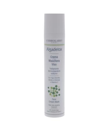 L'Erbolario Algadetox Face Cream Mask - 2-in-1 Night Cream with Vitamin C - Skin Repair Treatment - 1.6 Oz - Shop Internationally - Buy Online on GoSupps.com