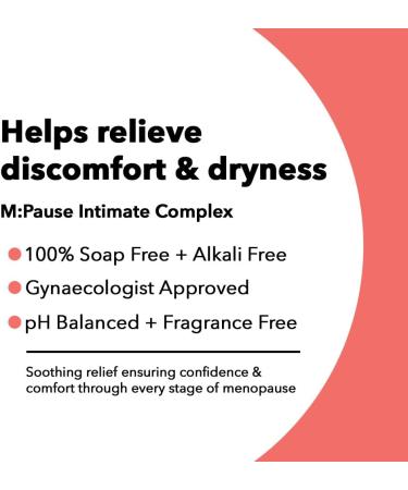 The Solution Menopause Balancing Intimate Hygiene Wash (150ml). Dermatologically Tested Feminine Wash for Women 100% Soap Free Wash for Vaginal Health and Menopause Body Care - Buy Online on GoSupps.com