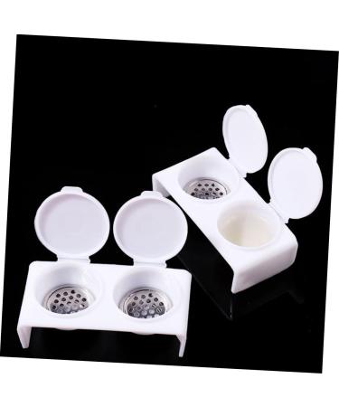 Beaupretty Monomer Holder Nail Art Brush Cup Nail Bowl Dappen Dish with Lid Damping Dish for Nails Soaking Bowl for Acrylic Nails Dappen Dish for Nails Liquid Stainless Steel Tool - Buy Online on GoSupps.com