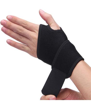 Wearing support for sports and everyday life wrist compression bandage for pain relief Wrist Wrap for women and men unit size for leftist or right hand individually (black) - Buy Online on GoSupps.com