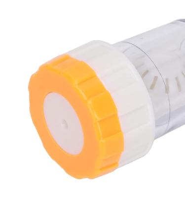 MINGZHE 10 Pack Manual Contact Lens Washer Portable Professional Soaking Case in Orange for Safe Eye Care - Buy Online on GoSupps.com