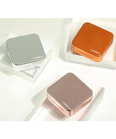 Buy FCSHFC Cute Metallic Contact Lens Case | Stylish Storage Box for Girls | Durable & Compact Companion - Buy Online on GoSupps.com