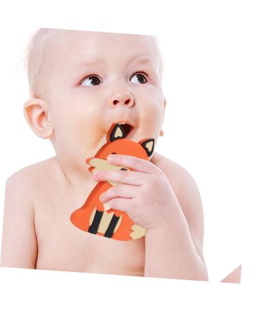 Hohopeti Silicone Baby Teether - Infant Teething Toy with Cartoon Design | Food Grade Chew Toy for Babies - Buy Online on GoSupps.com