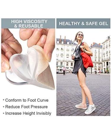 Welnove Adjustable Orthopedic Heel Lift - Premium Heel Pads for Leg Length Discrepancies Heel Spurs Pain Relief & Sports Injuries - Buy Online on GoSupps.com