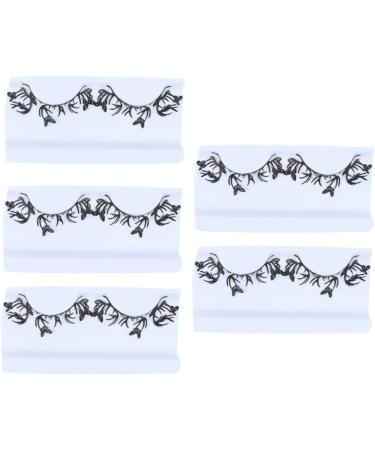 FOMIYES 10 Pairs Paper Cutting Lashes False Eyelashes Kit Artificial Eyelashes False Lashes Makup Party Eyelash Dress Masquerade Lashes Pink Cutting Shears Fake Lashes Natural The Photo - Buy Online on GoSupps.com