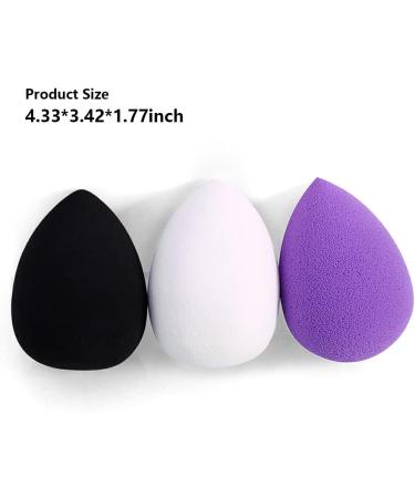 Dajidafu Facial Make Up Sponge Foundation Concealer Cosmetic Puff Recycling Portable Powder Smooth Cosmetics for Professional Black - Buy Online on GoSupps.com