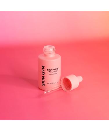 SKIN GYM Signature Facial Oil - Moisturizing & Exfoliating with Vitamin E Jojoba Rosehip & Apricot Seed | International Shipping Available - Buy Online on GoSupps.com