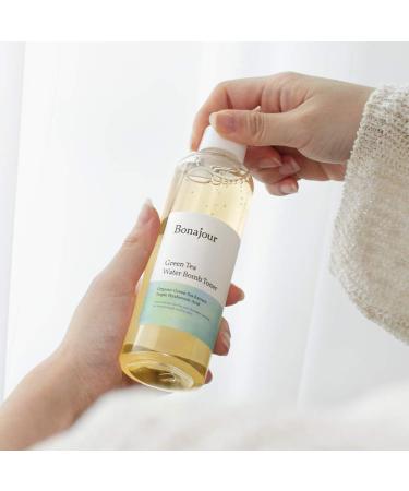 Bonajour Organic Green Tea & Hyaluronic Acid Facial Toner - 7.2 fl. oz | Vegan Anti-Aging Moisturizer for Dry Skin - Buy Online on GoSupps.com