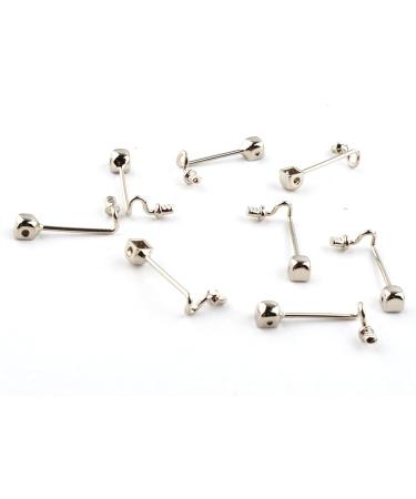 20 Pairs (40pcs) Stainless Steel Welded Eyeglass Nose Bridge - Premium Eyewear Accessories for International Shipping - Buy Online on GoSupps.com