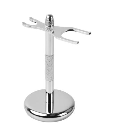 Nivofu metal razor stand brush stand shaving brush stand holder portable shaving brushes shaving stand for men shaving brush bracket for fathers husbands friends silver - Buy Online on GoSupps.com
