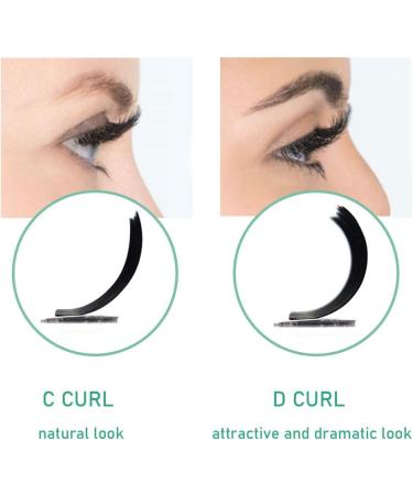 Easy Fan CC-0.10-8-15 Eyelash Extensions - C D Curl Russian Self Fanning Lashes - Buy Online on GoSupps.com