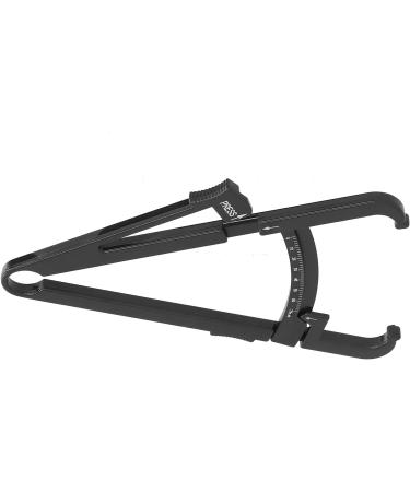 Precision Body Fat Measuring Slide - Unisex Skin Wrinkle & Fat Measurement Tool in Black - Ideal for Men & Women - Buy Online on GoSupps.com