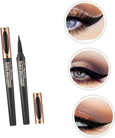 Healeved 4 Pcs Makeup Eyeliner Waterproof Eyeliner Essence Smudge Proof Eyeliner Makeup Pens Abs Shell 1 count (Pack of 1) As Shownx2pcs - Buy Online on GoSupps.com