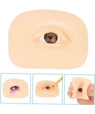 DOITOOL Makeup Practice Skin Silicone Molds Eyeshadow Face Tools Eye Shadow Practice Skin Consumables Bionic 6.9x5.2cm As Shown 2 - Buy Online on GoSupps.com