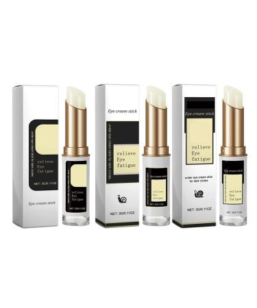 futiu Mineral Oil Eye Cream Stick - Hydrating Eye Treatment Reduce Puffiness & Fine Lines Appearance(Set 1 (3 pcs))